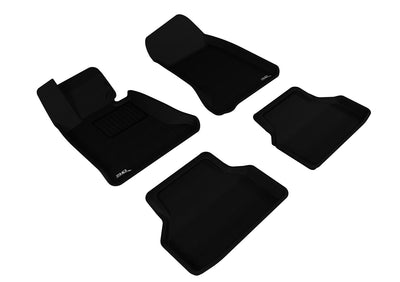 3D MAXpider 2004-2010 BMW 5 Series E60 Kagu 1st & 2nd Row Floormats - Black