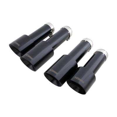1317 AUDI S3 8V BLACK TIP OPTION KIT 4IN ANGLE CUT MATTE BLACK