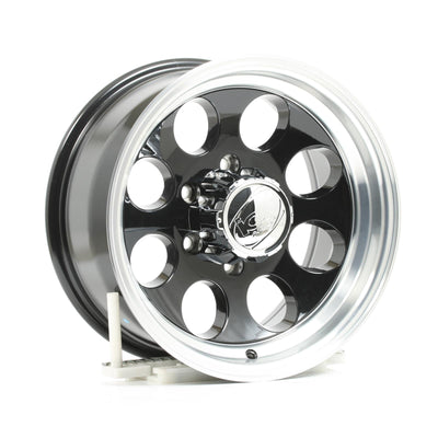 ~(27 lbs. 18X18X9)~ 171 (171) BLACK/MACHINED LIP 16X8 6-139.7 -5MM 108MM