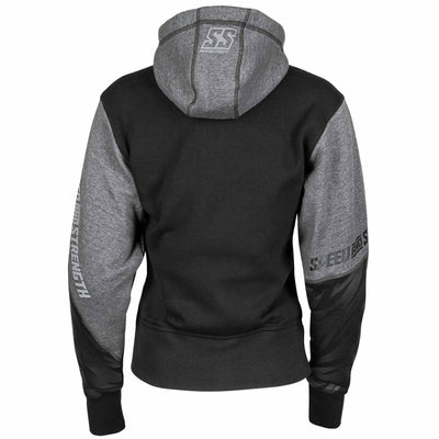 Speed and Strength Cat Outa Hell Hoody Grey/Black Womens - XS