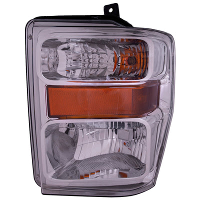 LH HEADLAMP ASSY COMPOSITE; AERO STYLE FORD F250/F350 SUPER DUTY 0810