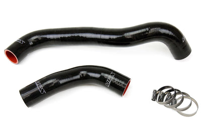 HPS Performance Reinforced Black Silicone Radiator Hose Kit Coolant for Mazda 89-92 RX7 FC3S 1.3L NA Turbo