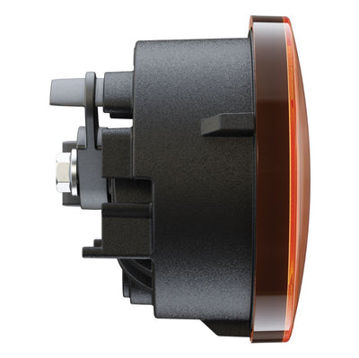 J.W. Speaker 12V DOT ECE LED Round Turn Signals with Amber Lens - 2 Light Kit 0346483