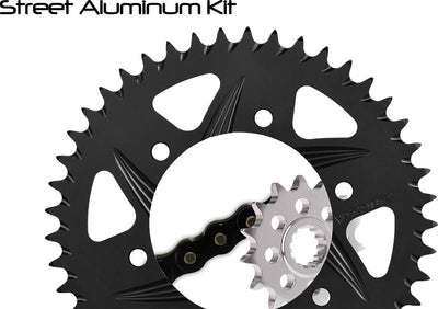 Vortex Racing V3 2.0 Chain and Sprocket Kit 3273-15,251AK-41,520RX3-114- Black