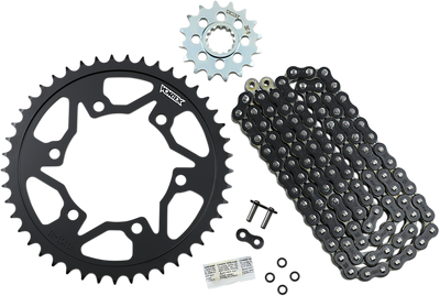 Vortex Racing V3 2.0 Chain and Sprocket Kit 3567-16,435CS-45,525SX3-110- Black