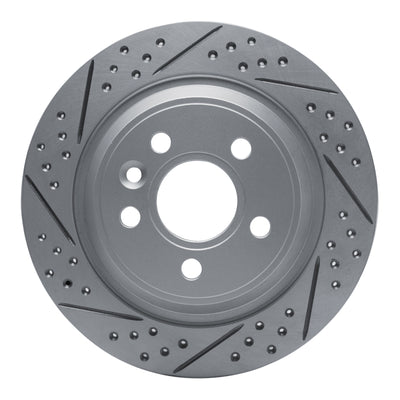 R1 09-15 Ford Focus Rs (Mexico) Rear Left Drilled & Slotted Geoperformance Rotor