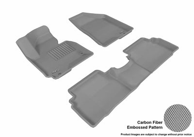 3D MAXpider 2010-2013 Hyundai Tucson Kagu 1st & 2nd Row Floormats - Gray