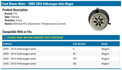 TYC auto part