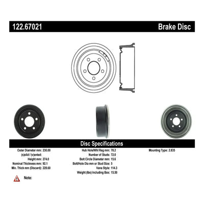 Stoptech auto part