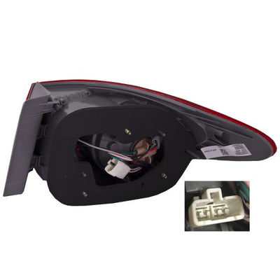RH TAILLAMP ASSY OUTER; ELANTRA 0710