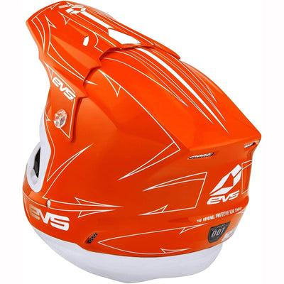 EVS T5 Pinner Helmet Orange/White - Small