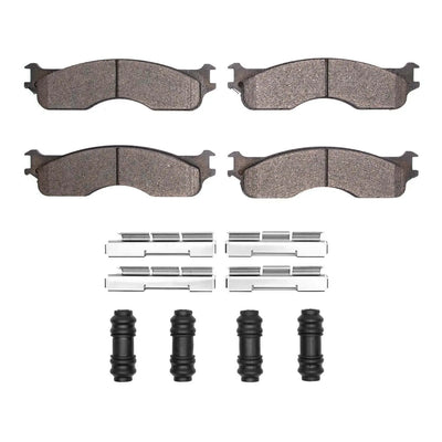 R1 04-04 Dodge Ram 1500 Pickup Front Super Duty Pads & Hardware Kit