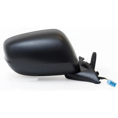 0912 HONDA FIT RH POWER FOLDAWAY OE MIRROR BLACK PTM COVER