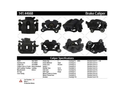 SEMI-LOADED BRAKE CALIPER