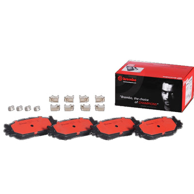 Brembo 06-08 Lexus IS250/14-15 IS250 Front Premium NAO Ceramic OE Equivalent Pad