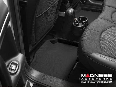 3D MAXpider 2010-2016 Porsche Panamera Kagu 2nd Row Floormats - Black