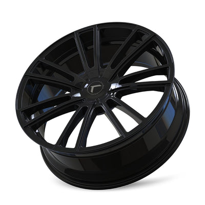 Kraze KR183 Spectra 20x8.5 / 5x112/120 BP / 38mm Offset / 74.1mm Hub Gloss Black Wheel