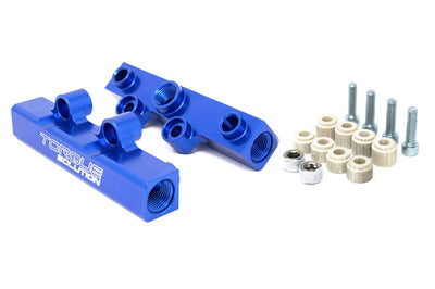 Torque Solution Top Feed Fuel Rails: 02-14 Subaru WRX / 07-18 STI - Purple