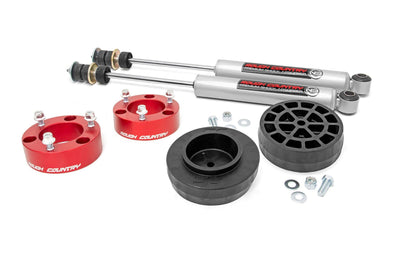 ~(28.4 lbs. 24X13X6)~ 3in Toyota Suspension Lift Kit (07-14 FJ Cruiser / 03-09 4Runner 4WD/2WD RED)