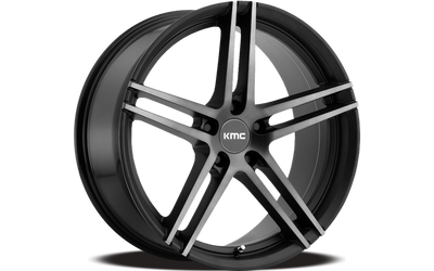 ~(29 lbs. 21X21X12)~ MONOPHONIC 18x9.5 5x114.30 BLACK (45 mm)