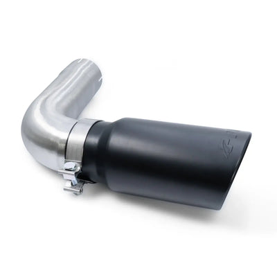 1419 GM 6.6L DURAMAX EXHAUST TIP SS 4IN ID W/ 4IN PIPE BLACK