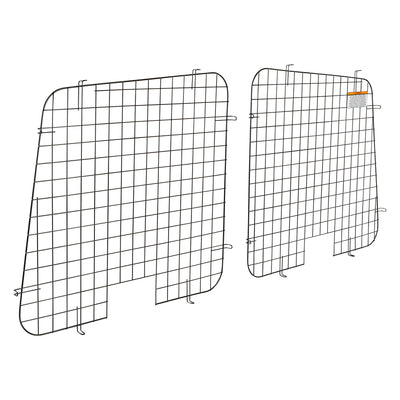 00C FULLSIZE GM VANS 7 GAUGE STEEL FULL REAR DOOR WINDOW SCREEN 223/4 X 23.5IN BLACK FINISH