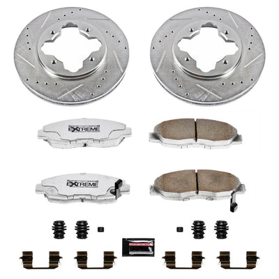 Power Stop 1997 Acura CL Front Z26 Street Warrior Brake Kit