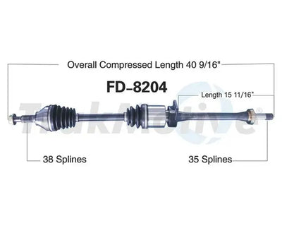 NEW CV AXLE