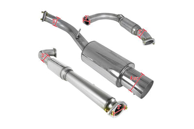 3 INCH INLET N1 STYLE CATBACK EXHAU