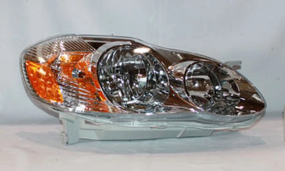 RH HEADLAMP ASSY COMPOSITE CE|LE TOYOTA COROLLA 20032004