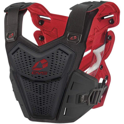 EVS F1 Roost Deflector Black/Red - Small/Medium