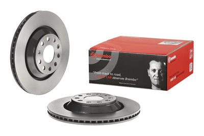Brembo 17-20 Audi RS3/15-20 S3/15-19/22-23 Golf R Rear Premium UV Coated OE Equivalent Rotor