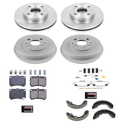 Power Stop 93-96 Ford Escort Front & Rear Autospecialty Brake Kit
