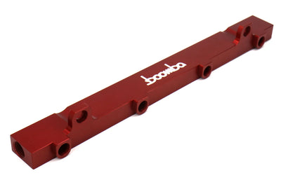 Boomba Racing Super Performance Fuel Rail Red Mitsubishi Evo 8/9 2003-2006