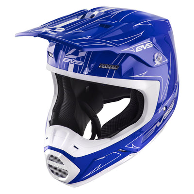 EVS T5 Pinner Helmet Blue White - Small