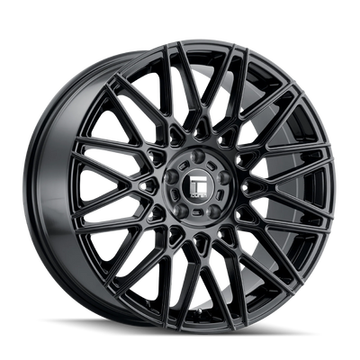 Touren 3278 TR78 18x8 / 5x112 BP / 40mm Offset / 66.56mm Hub Gloss Black Wheel