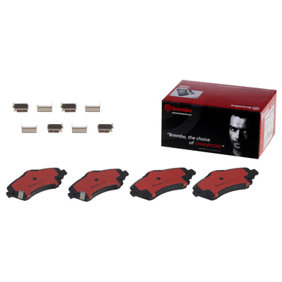 Brembo 08-16 Chrysler Town & Country Premium NAO Ceramic OE Equivalent Pad - Front
