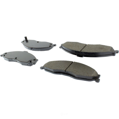 Centric Posi-Quiet Ceramic Brake Pads w/Shims & Hardware - Front