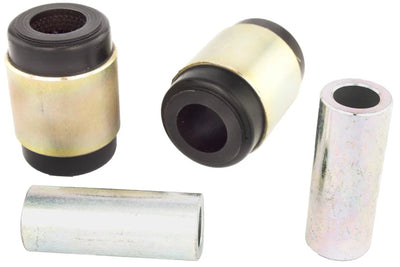 CONTROL ARM LOWER REAR OUTER BUSHING LOCATES IN HUB. EXCLUDING MODELS W/REAR ACT