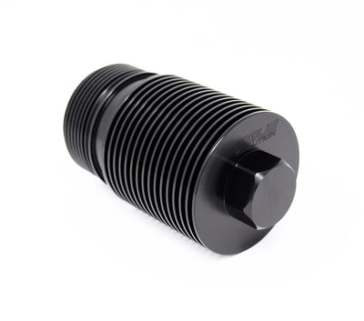 Torque Solution 02-14 Subaru WRX / 04-21 Subaru STI Billet Thermostat Housing - Black Anodized