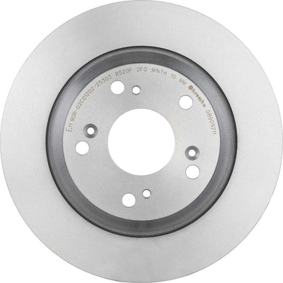 Brembo 15-18 Porsche Macan Front Grooved UV Coated Rotor
