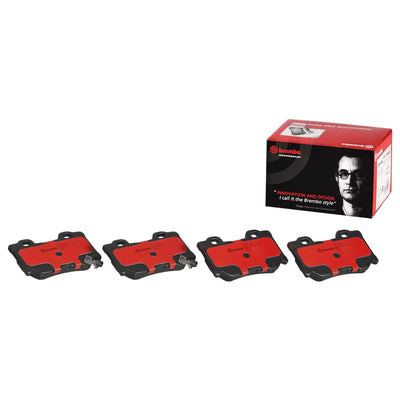 Brembo 14-20 Infiniti Q50/14-15 Q60/09-20 Nissan 370Z Premium NAO Ceramic OE Equivalent Pad - Rear