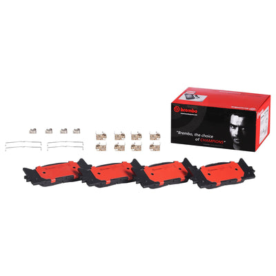 Brembo 13-18 Lexus ES300h/07-18 ES350/08-18 Toyota Avalon Fr Premium NAO Ceramic OE Equivalent Pad