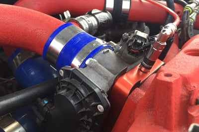 Torque Solution Throttle Body Spacer (Blue) Subaru WRX 2006-2014 / STI 2004-2015