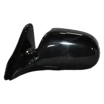 LH MIRROR OUTSIDE REAR VIEW BASE; 4DR SEDAN/4DR WAGON; BLACK TOYOTA COROLLA 19931997