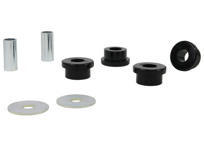 Control arm - lower inner rear bushing 4 Bushings 2 Tubes 2 Washers Grease