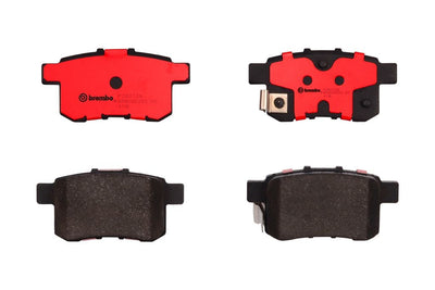 Brembo 09-14 Acura TSX/08-17 Honda Accord Rear Premium NAO Ceramic OE Equivalent Pad