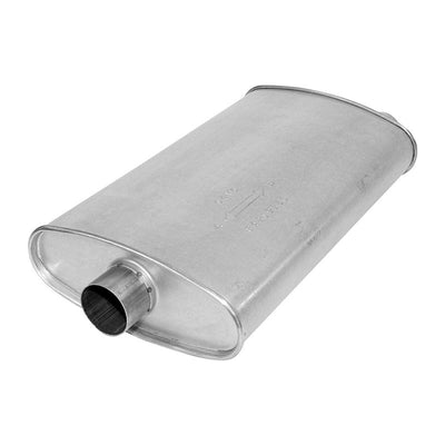 8601 CHEROKEE/8692 COMANCHE MUFFLER MSL MAXIMUM OVAL 2.25IN ID/OD C/O 19IN O