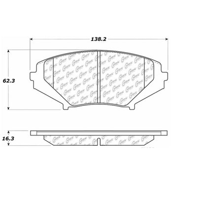 Posi-Quiet Ceramic Brake