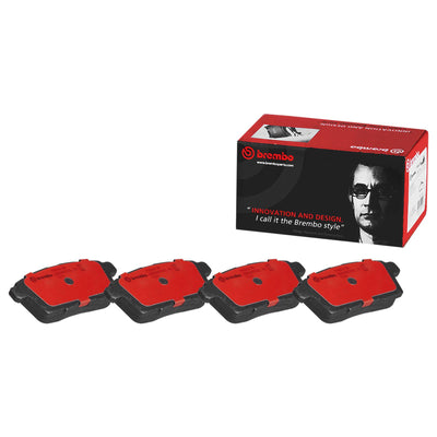 Brembo 07-10 Ford Edge/07-10 Lincoln MKX/07-12 Mazda CX-7 Rear Premium NAO Ceramic OE Equivalent Pad